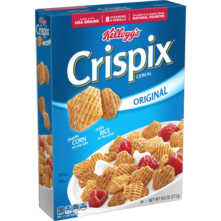 Crispix Cereal Box